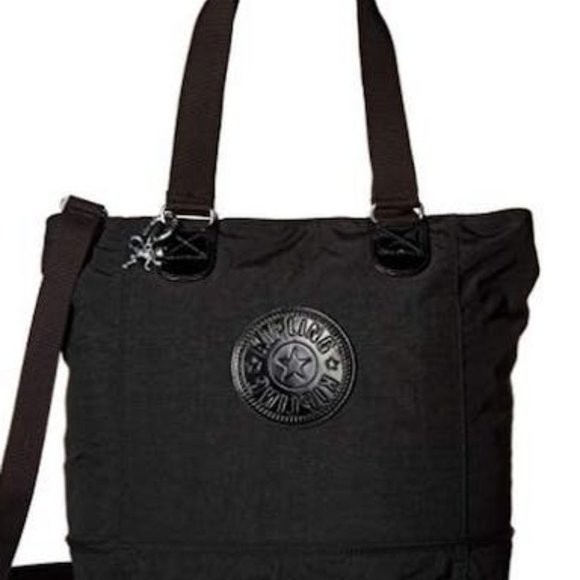 Kipling TM5500 Shopper Black Combo Tote Handbag - Picture 2 of 5